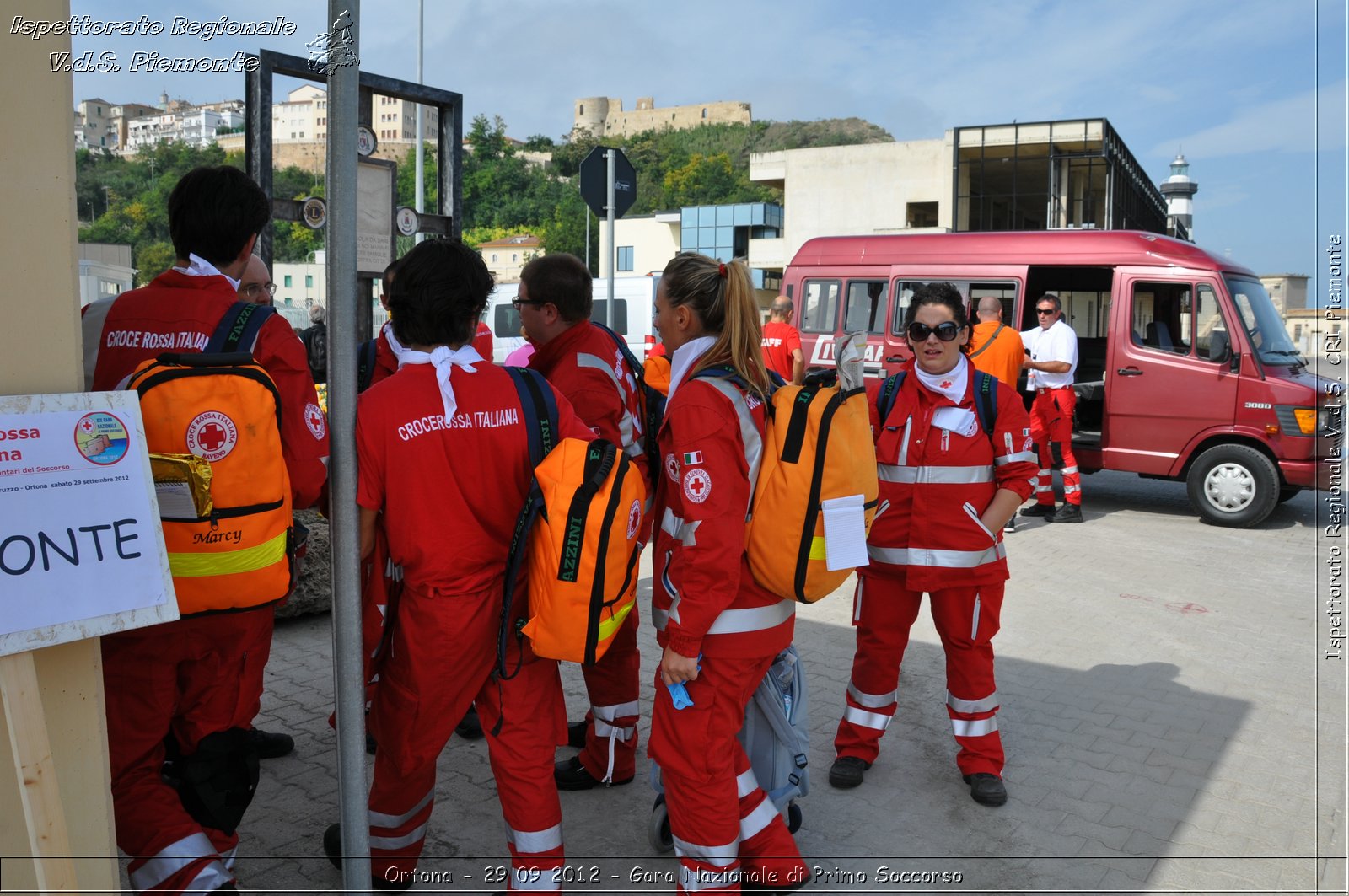 Ortona - 29 09 2012 - Gara Nazionale di Primo Soccorso - Croce Rossa Italiana - Ispettorato Regionale Volontari del Soccorso del Piemonte