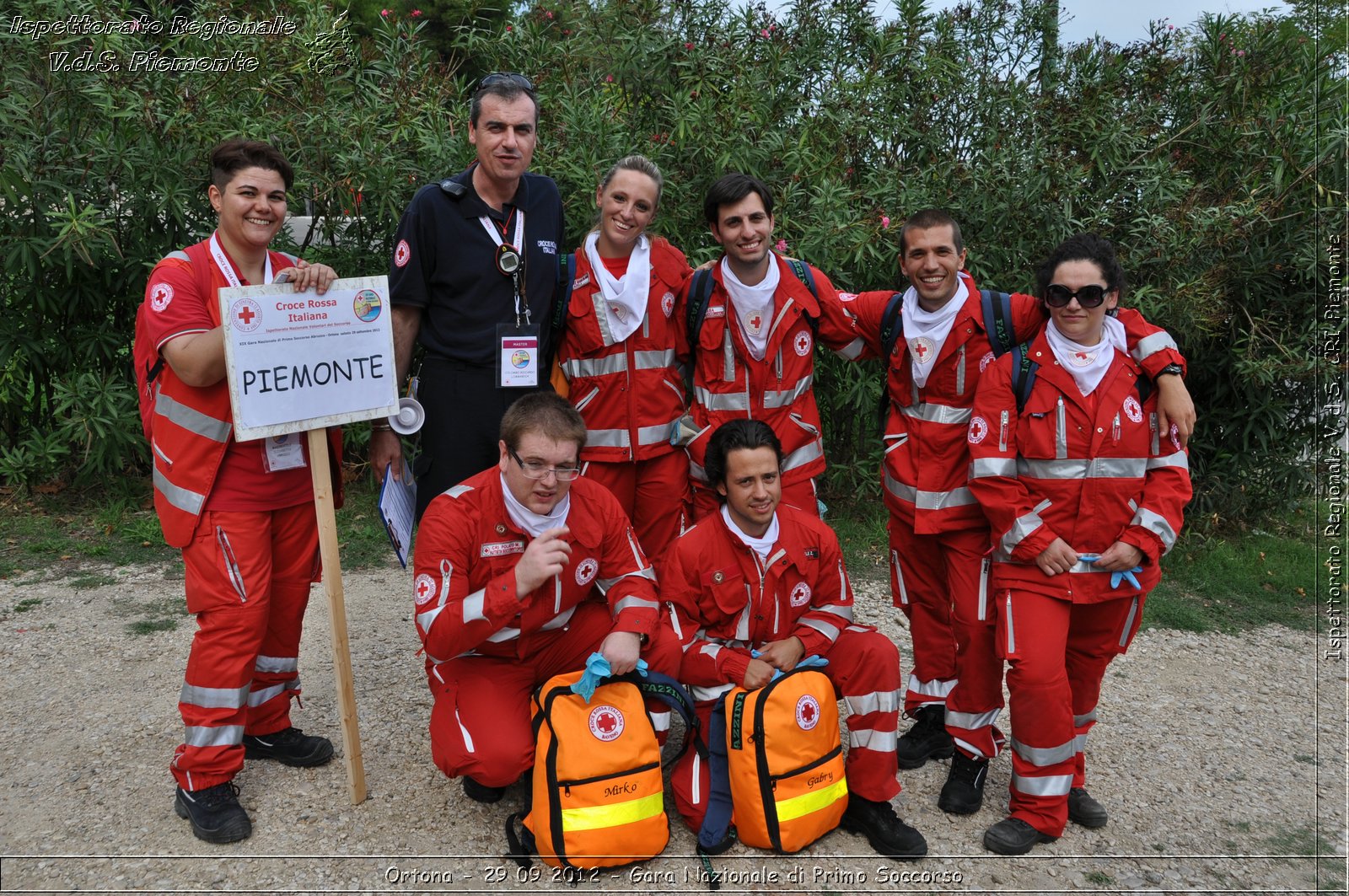 Ortona - 29 09 2012 - Gara Nazionale di Primo Soccorso - Croce Rossa Italiana - Ispettorato Regionale Volontari del Soccorso del Piemonte