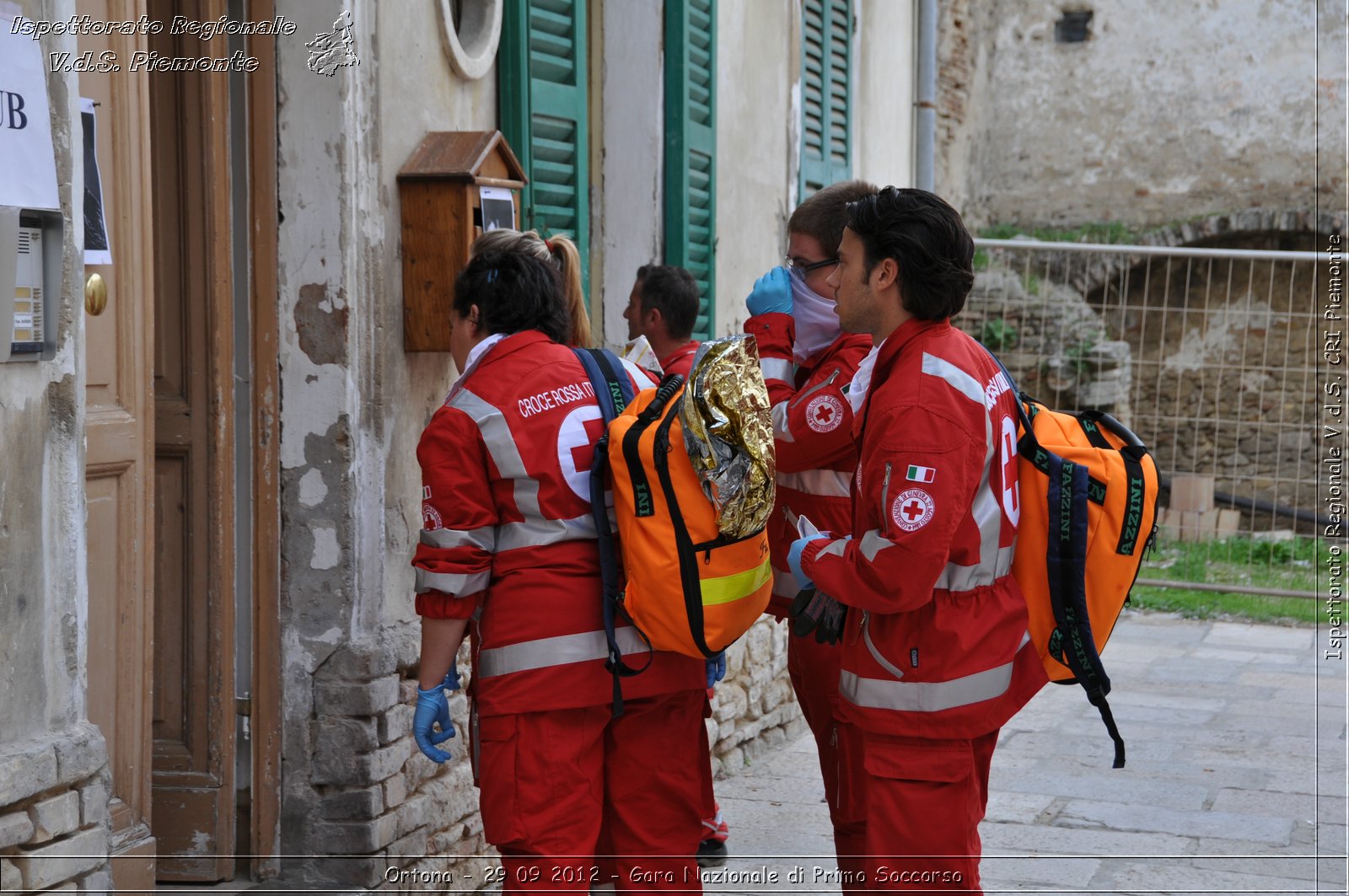 Ortona - 29 09 2012 - Gara Nazionale di Primo Soccorso - Croce Rossa Italiana - Ispettorato Regionale Volontari del Soccorso del Piemonte