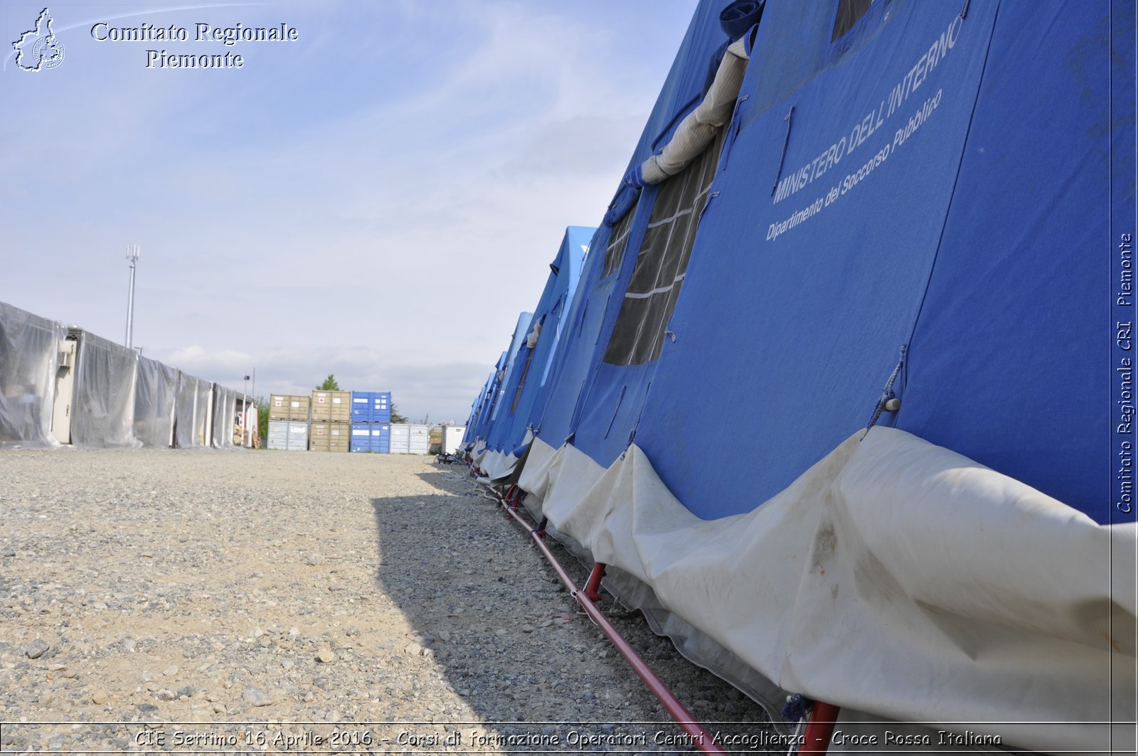 CIE Settimo 16 Aprile 2016 - Corsi di Formazione Operatori Centri Accoglienza - Croce Rossa Italiana- Comitato Regionale del Piemonte