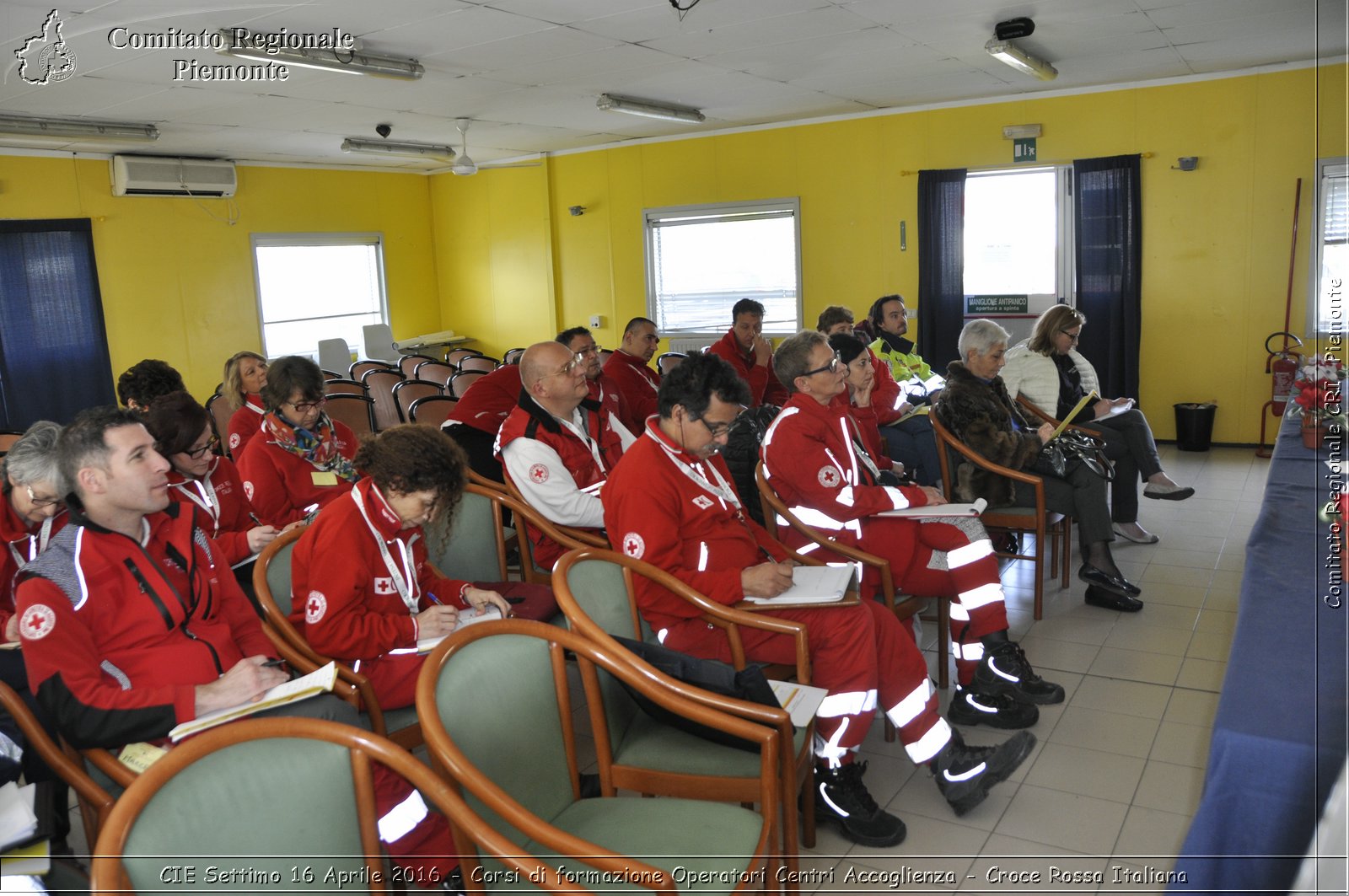 CIE Settimo 16 Aprile 2016 - Corsi di Formazione Operatori Centri Accoglienza - Croce Rossa Italiana- Comitato Regionale del Piemonte