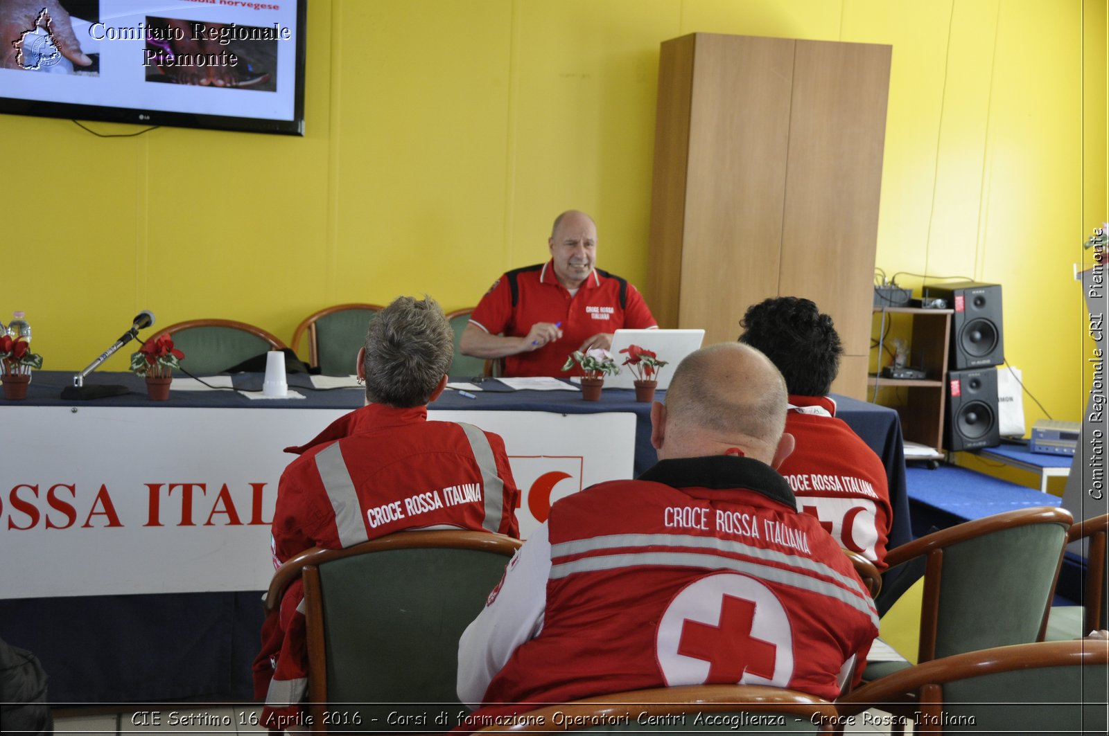 CIE Settimo 16 Aprile 2016 - Corsi di Formazione Operatori Centri Accoglienza - Croce Rossa Italiana- Comitato Regionale del Piemonte