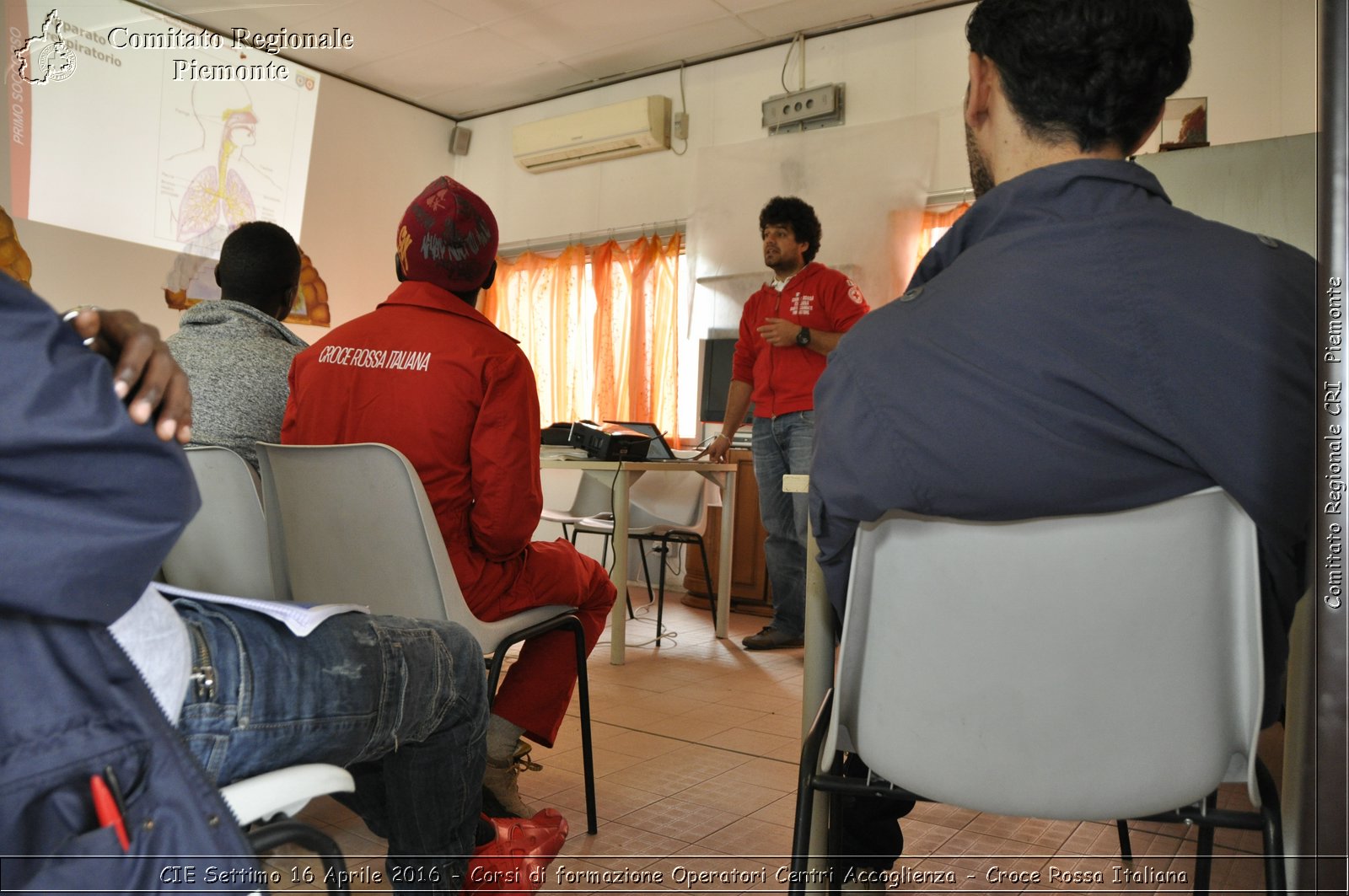 CIE Settimo 16 Aprile 2016 - Corsi di Formazione Operatori Centri Accoglienza - Croce Rossa Italiana- Comitato Regionale del Piemonte