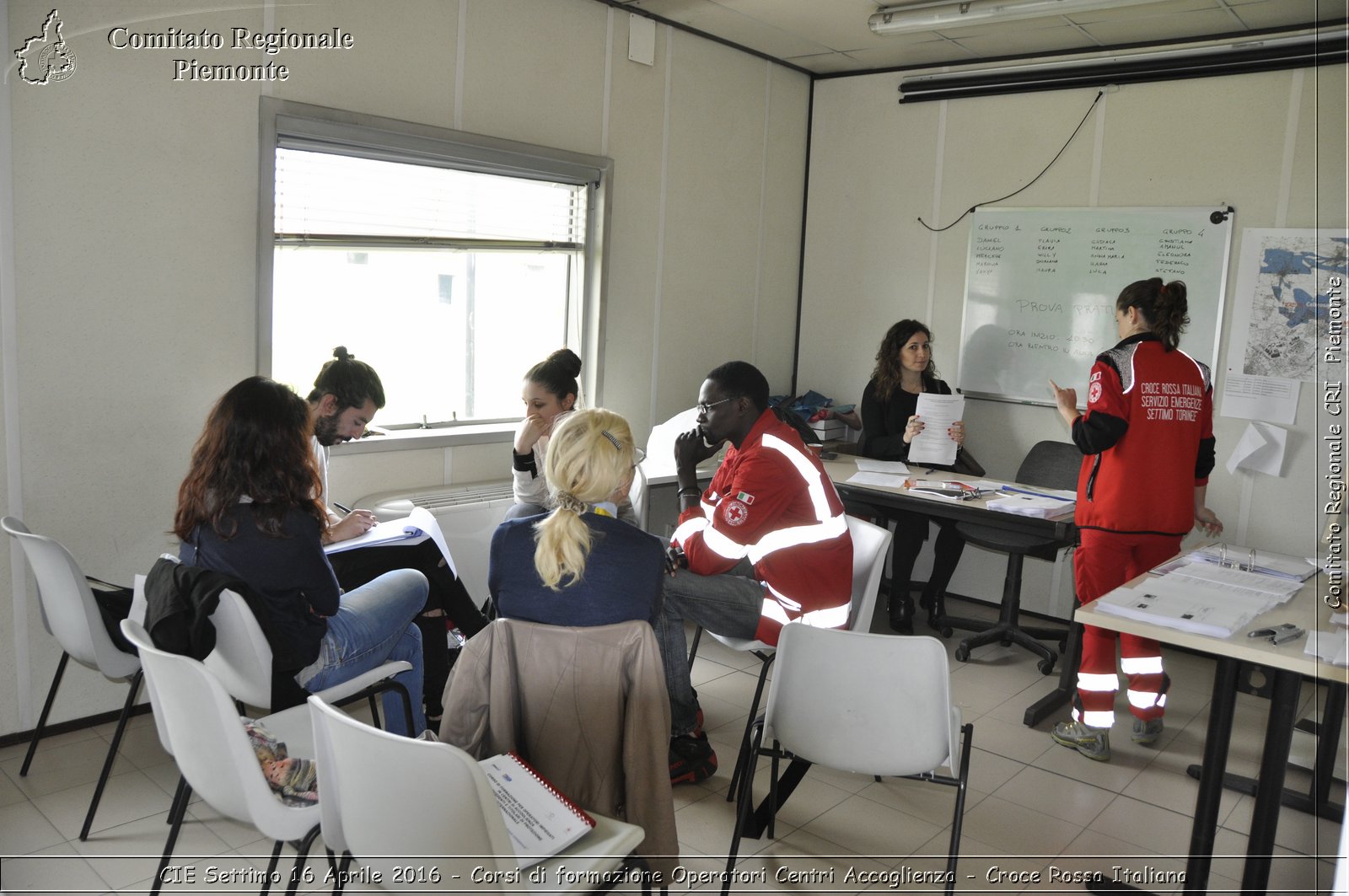 CIE Settimo 16 Aprile 2016 - Corsi di Formazione Operatori Centri Accoglienza - Croce Rossa Italiana- Comitato Regionale del Piemonte