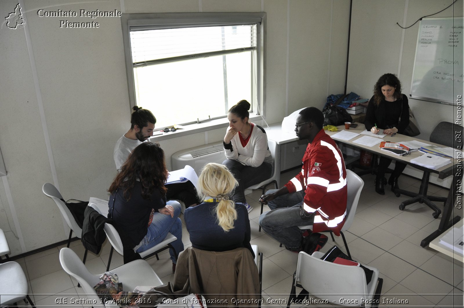 CIE Settimo 16 Aprile 2016 - Corsi di Formazione Operatori Centri Accoglienza - Croce Rossa Italiana- Comitato Regionale del Piemonte