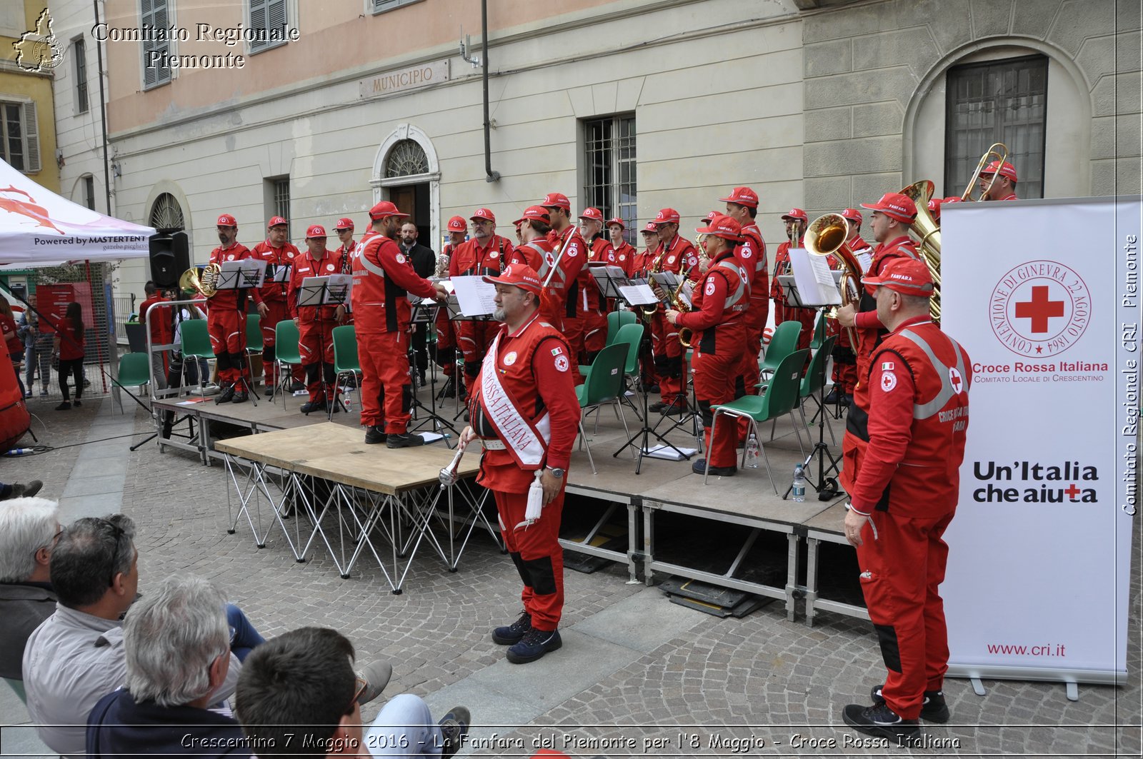 Crescentino 7 Maggio 2016 - La Fanfara del Piemonte per l'8 Maggio - Croce Rossa Italiana- Comitato Regionale del Piemonte
