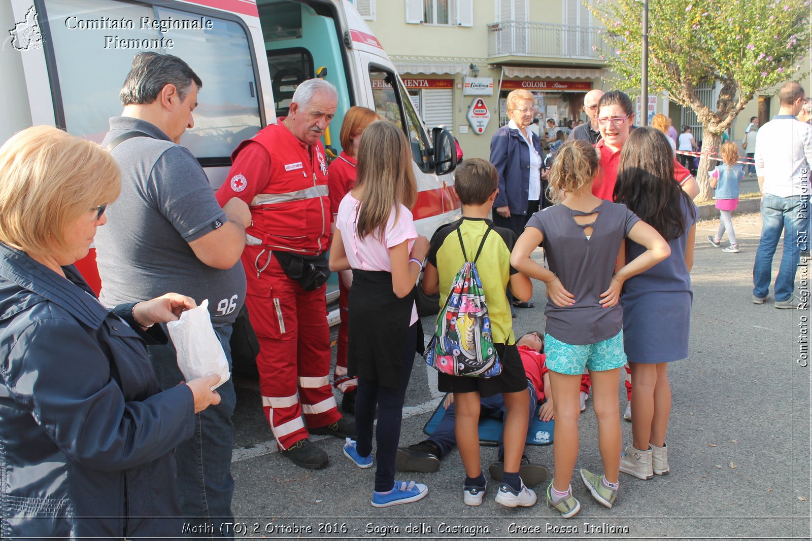Mathi (TO) 2 Ottobre 2016 - Sagra della Castagna - Croce Rossa Italiana- Comitato Regionale del Piemonte