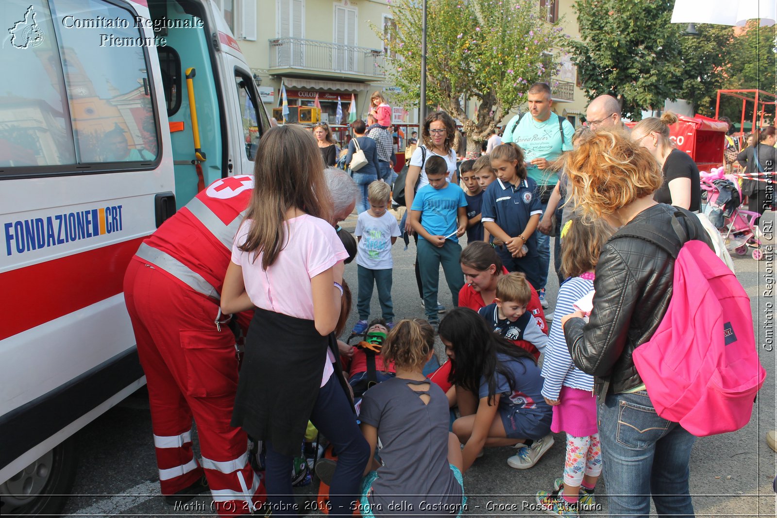 Mathi (TO) 2 Ottobre 2016 - Sagra della Castagna - Croce Rossa Italiana- Comitato Regionale del Piemonte