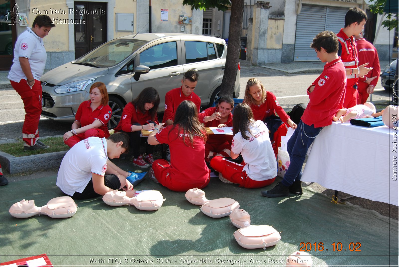 Mathi (TO) 2 Ottobre 2016 - Sagra della Castagna - Croce Rossa Italiana- Comitato Regionale del Piemonte