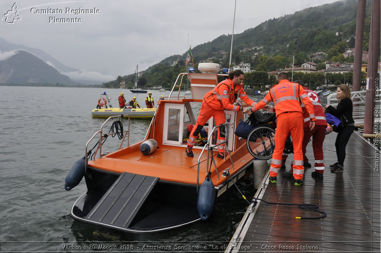 Verbania 20 Maggio 2018 - Assistenza Sanitaria a "Le ali sul lago" - Croce Rossa Italiana- Comitato Regionale del Piemonte