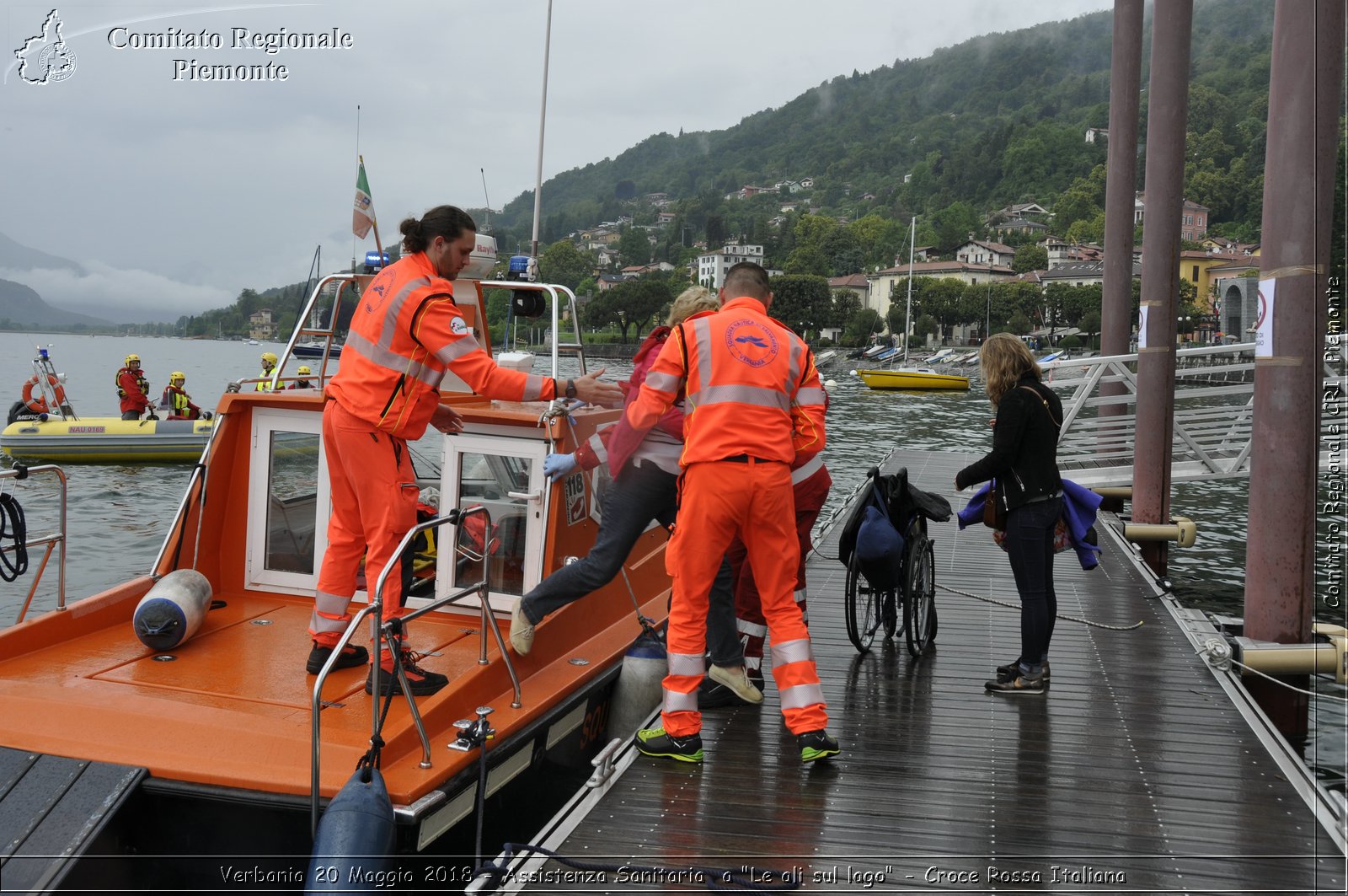 Verbania 20 Maggio 2018 - Assistenza Sanitaria a "Le ali sul lago" - Croce Rossa Italiana- Comitato Regionale del Piemonte