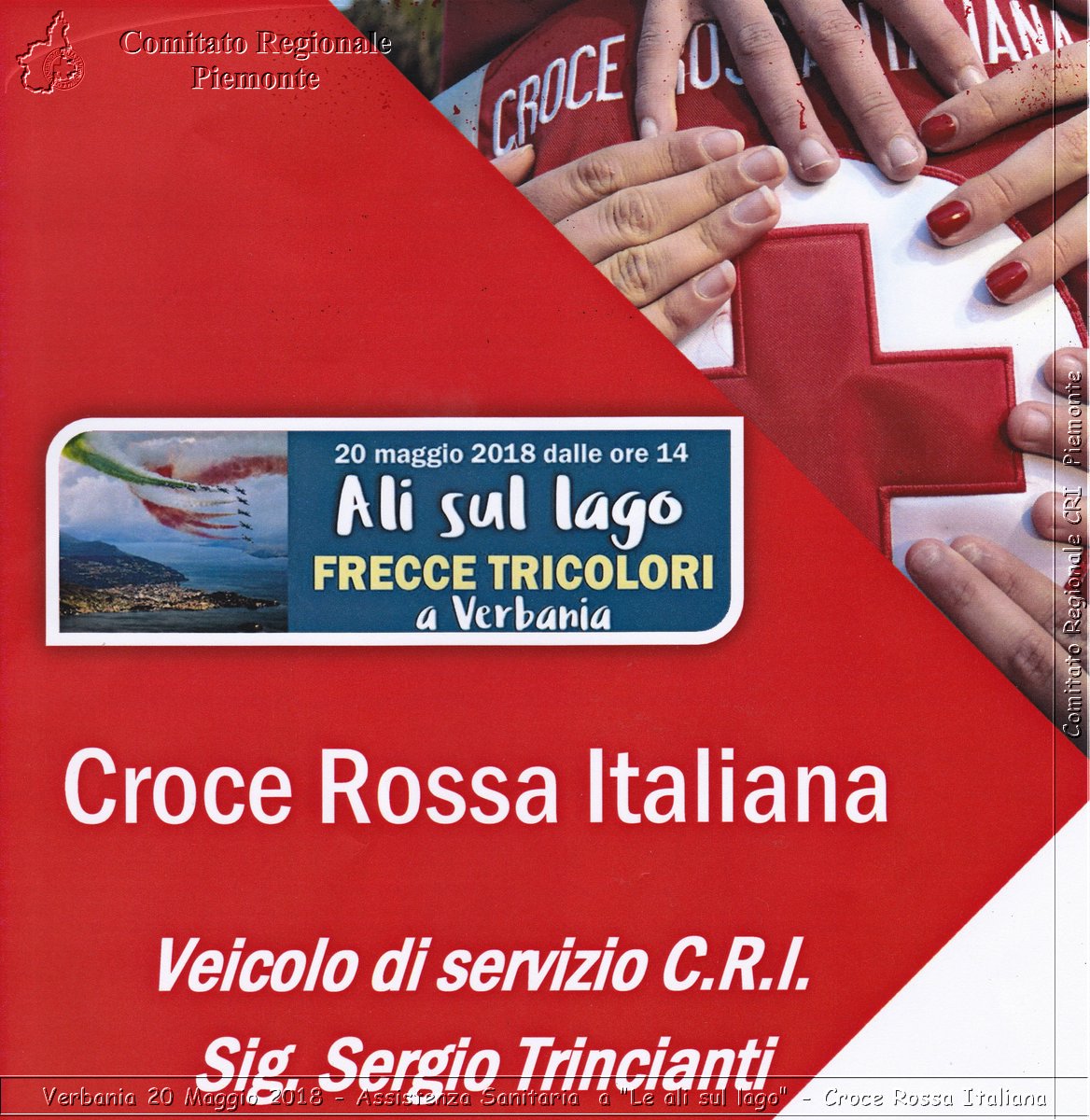Verbania 20 Maggio 2018 - Assistenza Sanitaria a "Le ali sul lago" - Croce Rossa Italiana- Comitato Regionale del Piemonte