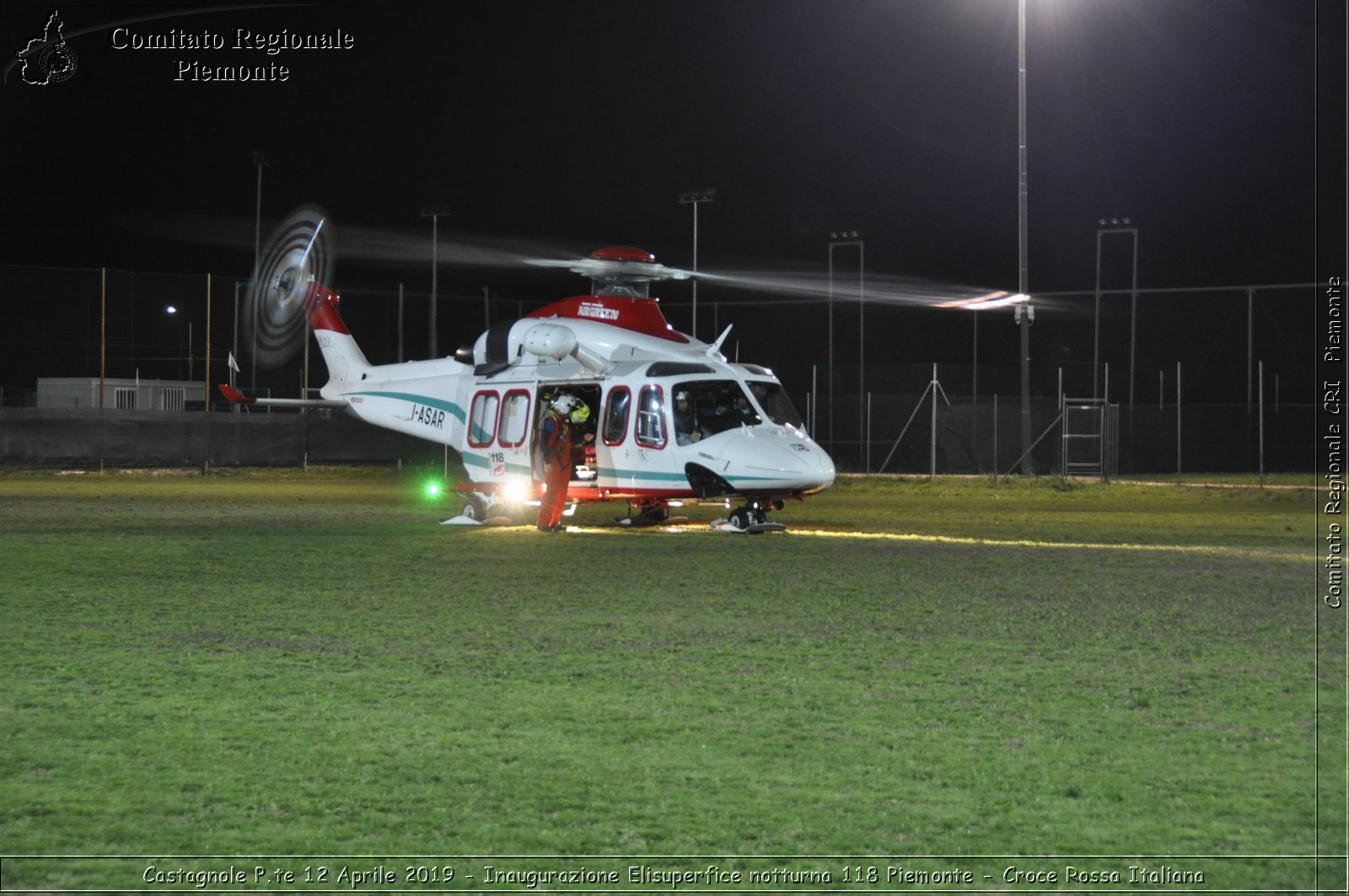 Castagnole P.te 12 Aprile 2019 - Inaugurazione Elisuperfice notturna 118 Piemonte - Croce Rossa Italiana - Comitato Regionale del Piemonte