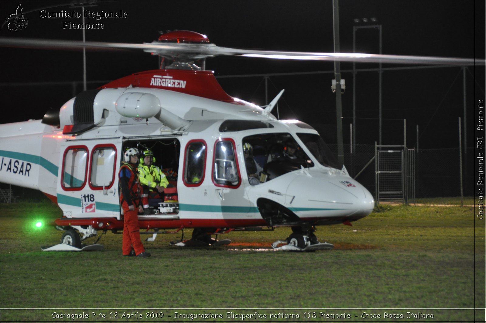 Castagnole P.te 12 Aprile 2019 - Inaugurazione Elisuperfice notturna 118 Piemonte - Croce Rossa Italiana - Comitato Regionale del Piemonte