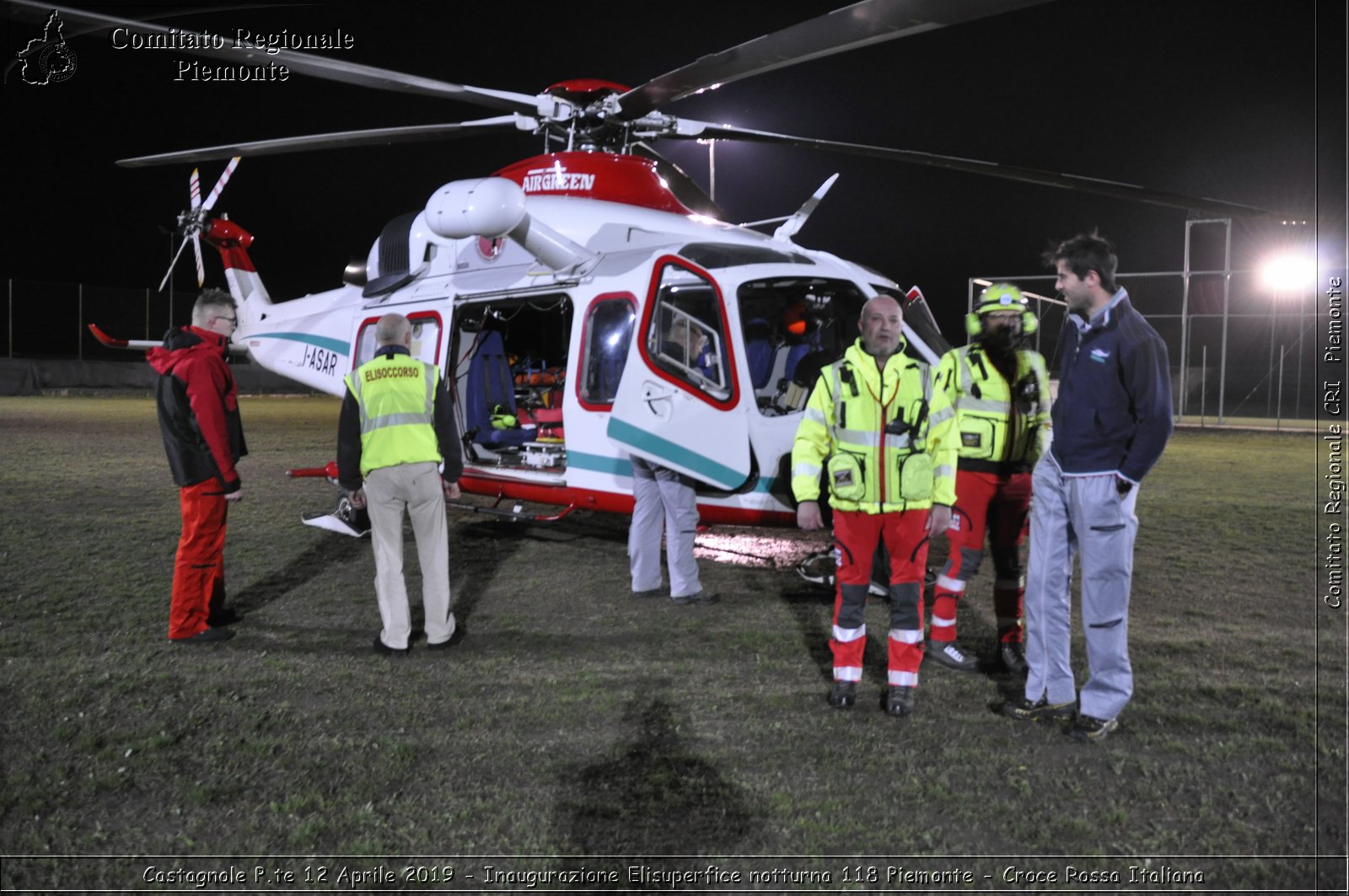 Castagnole P.te 12 Aprile 2019 - Inaugurazione Elisuperfice notturna 118 Piemonte - Croce Rossa Italiana - Comitato Regionale del Piemonte