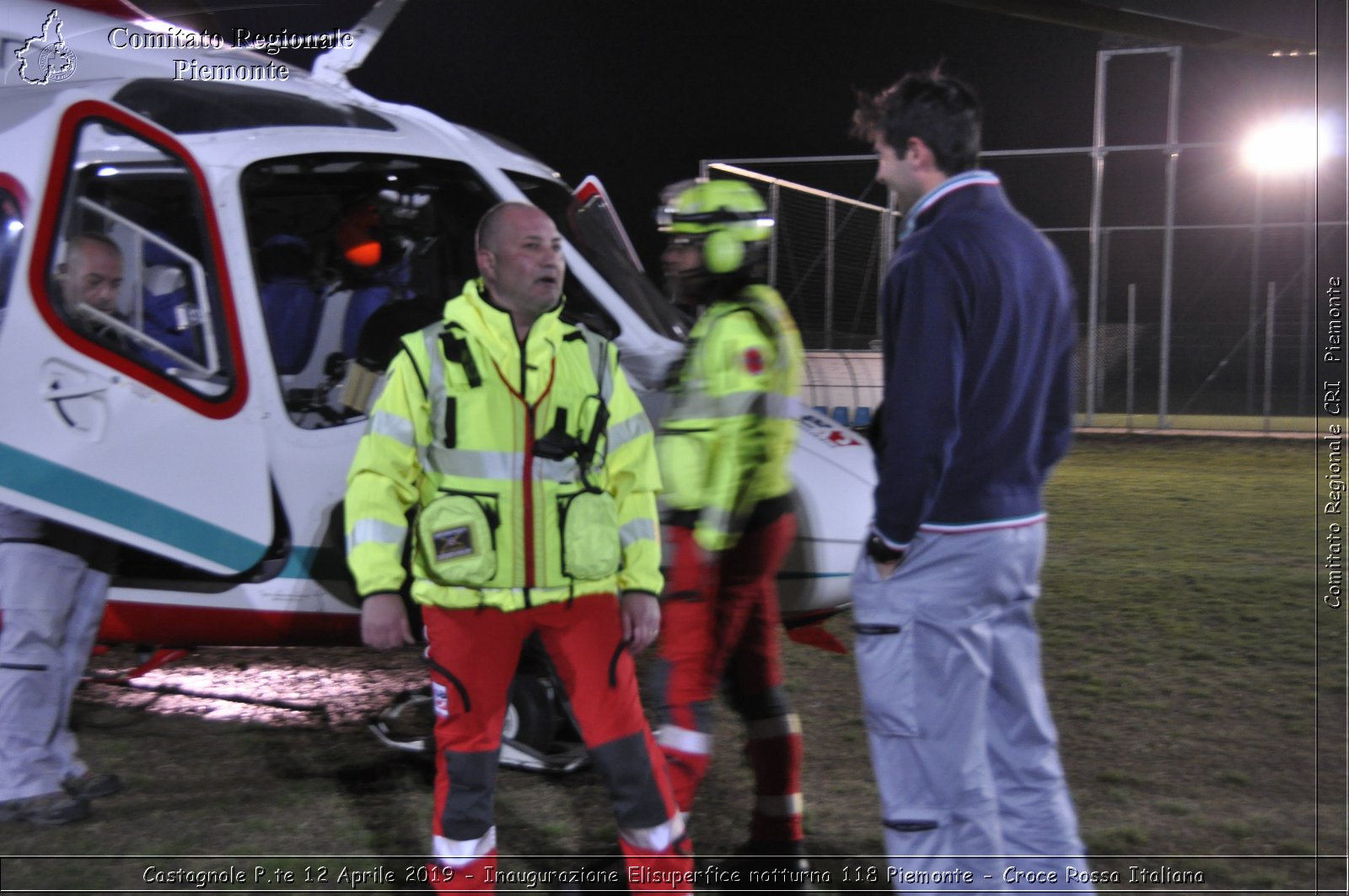 Castagnole P.te 12 Aprile 2019 - Inaugurazione Elisuperfice notturna 118 Piemonte - Croce Rossa Italiana - Comitato Regionale del Piemonte