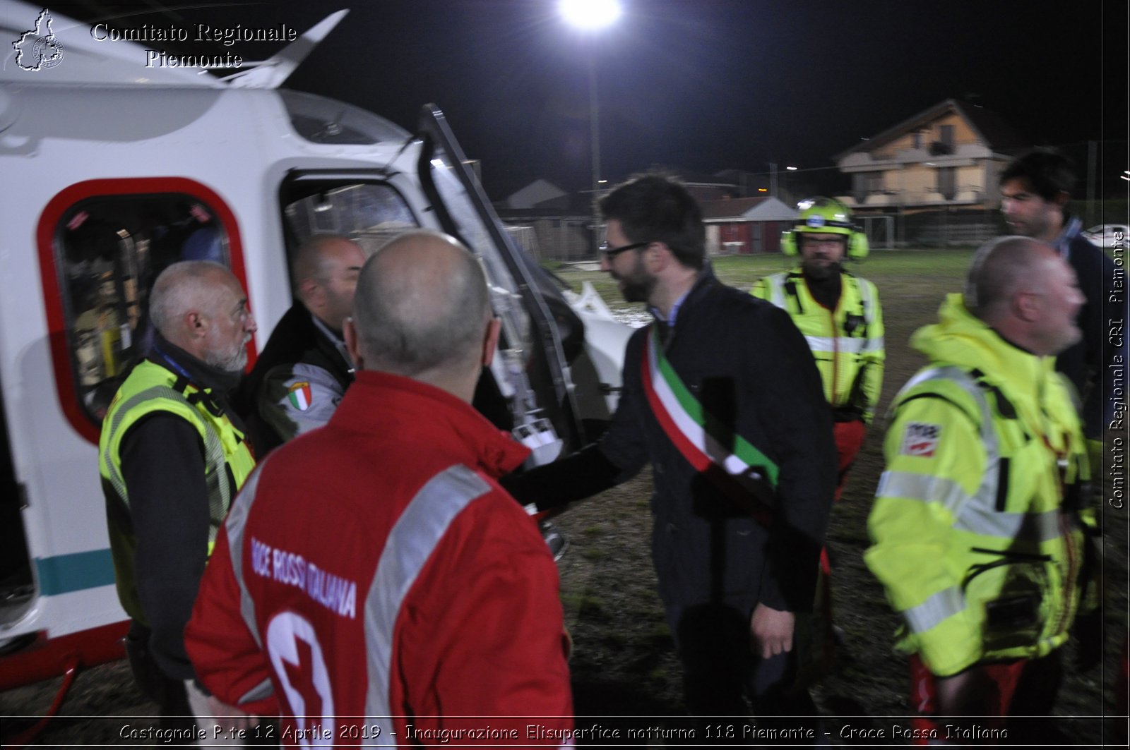 Castagnole P.te 12 Aprile 2019 - Inaugurazione Elisuperfice notturna 118 Piemonte - Croce Rossa Italiana - Comitato Regionale del Piemonte