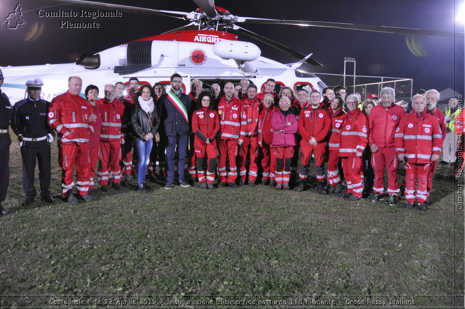 Castagnole P.te 12 Aprile 2019 - Inaugurazione Elisuperfice notturna 118 Piemonte - Croce Rossa Italiana - Comitato Regionale del Piemonte