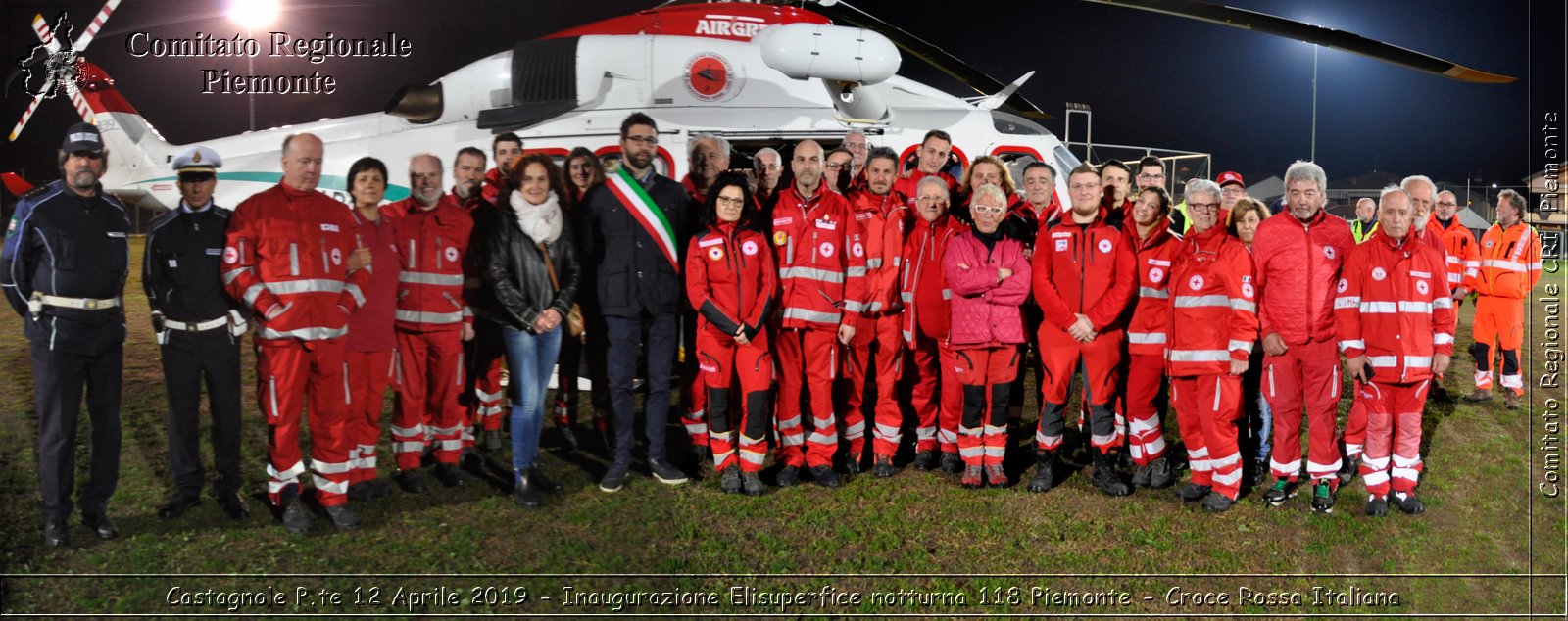 Castagnole P.te 12 Aprile 2019 - Inaugurazione Elisuperfice notturna 118 Piemonte - Croce Rossa Italiana - Comitato Regionale del Piemonte