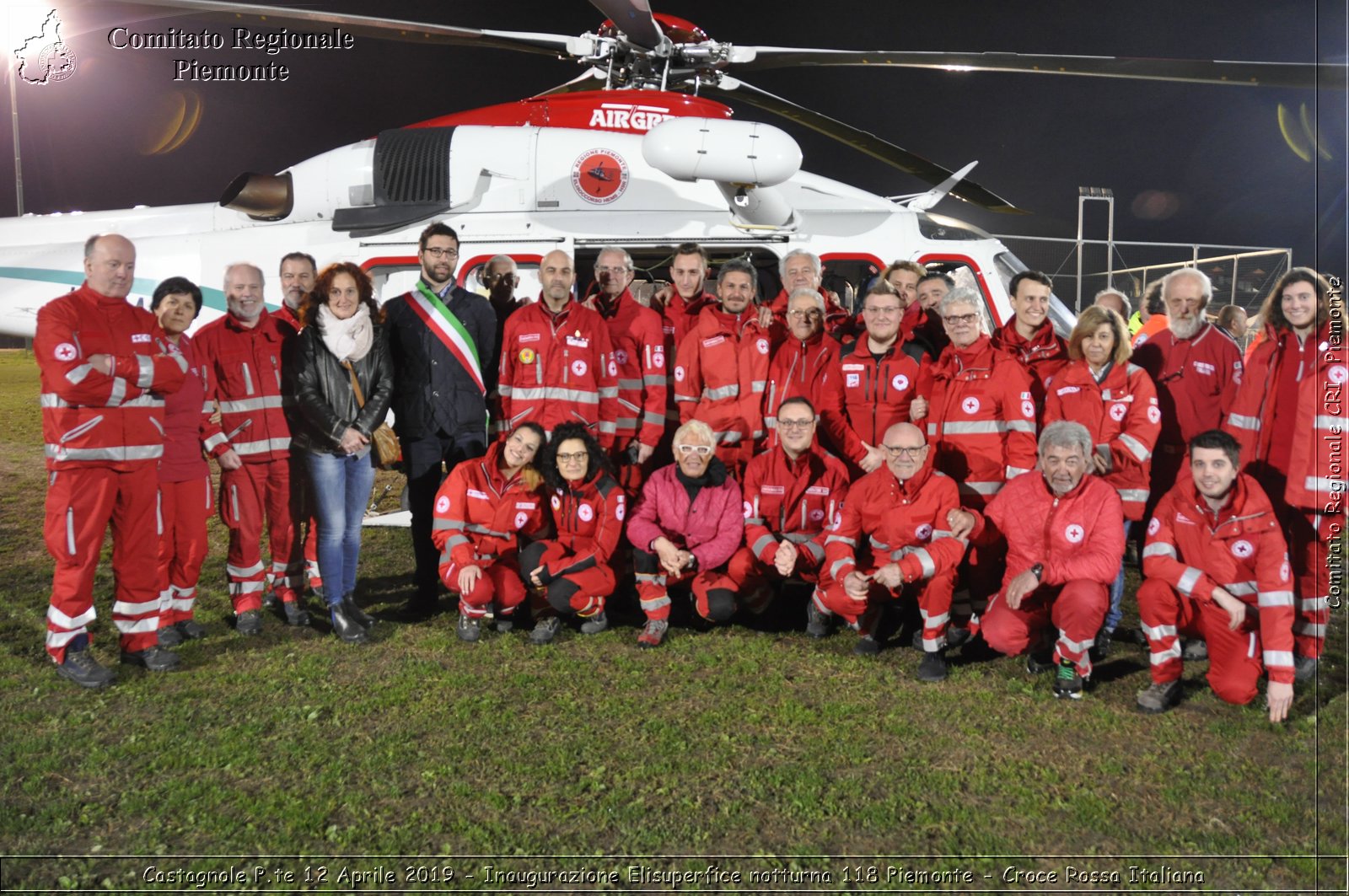 Castagnole P.te 12 Aprile 2019 - Inaugurazione Elisuperfice notturna 118 Piemonte - Croce Rossa Italiana - Comitato Regionale del Piemonte