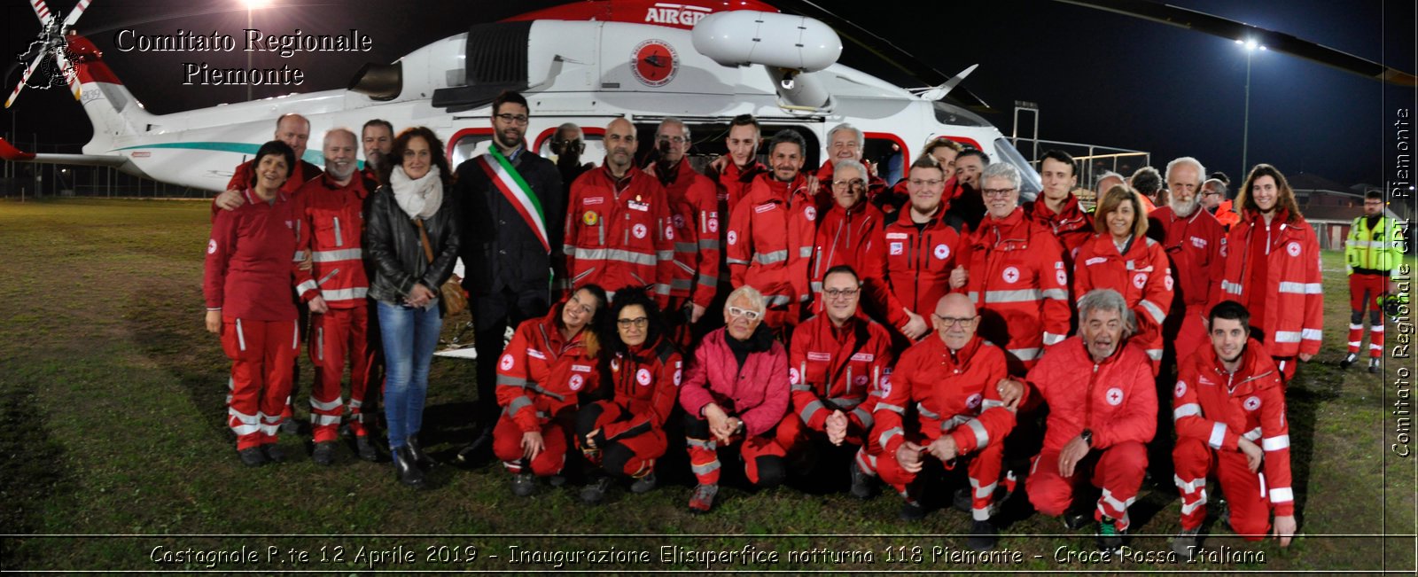 Castagnole P.te 12 Aprile 2019 - Inaugurazione Elisuperfice notturna 118 Piemonte - Croce Rossa Italiana - Comitato Regionale del Piemonte